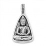 PENDENTIF mixte Bouddha argent 925