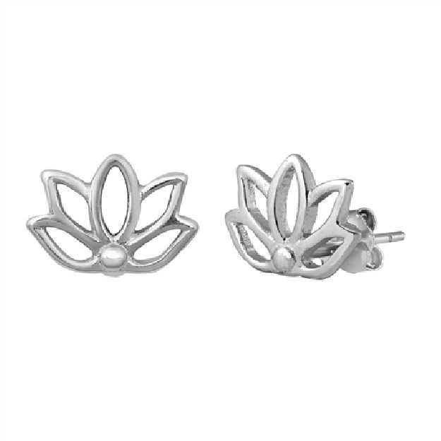 Boucles d'oreilles en Argent Massif