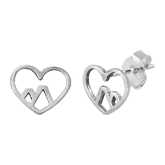 Boucles d'oreilles en Argent Massif