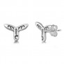 Boucles d'oreilles en Argent Massif