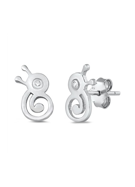 Boucles d'oreilles en Argent Massif