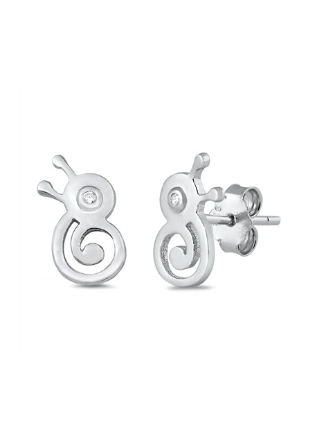 Boucles d'oreilles en Argent Massif