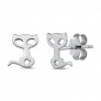 Boucles d'oreilles en Argent Massif