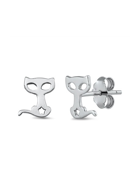 Boucles d'oreilles en Argent Massif