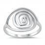 Bague Spirale Femme Argent 925