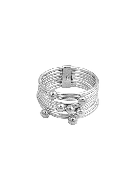 Bague mutli anneaux en Argent Massif